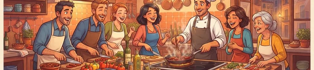 Clase de cocina de tapas españolas auténticas en Madrid con Cozymeal™