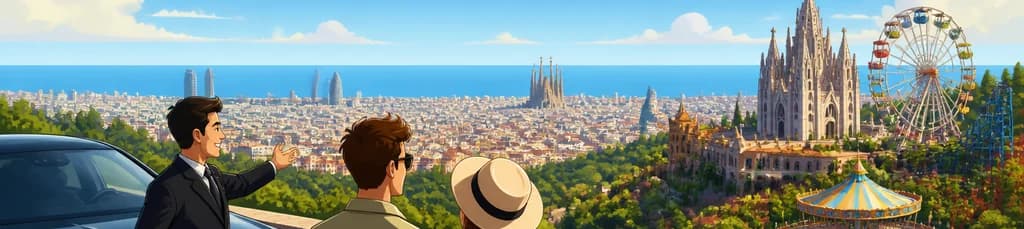 Tour exclusivo a la montaña del Tibidabo con conductor personal