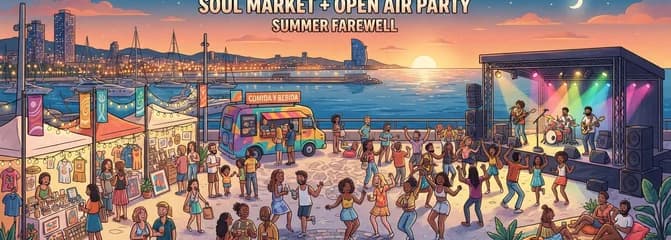 Mercado Soul y Fiesta al Aire Libre: Despedida del Verano con Estilo