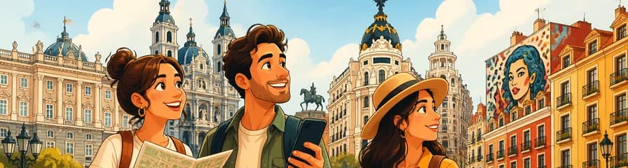 Descubre Madrid a tu ritmo: tour urbano autoguiado a pie