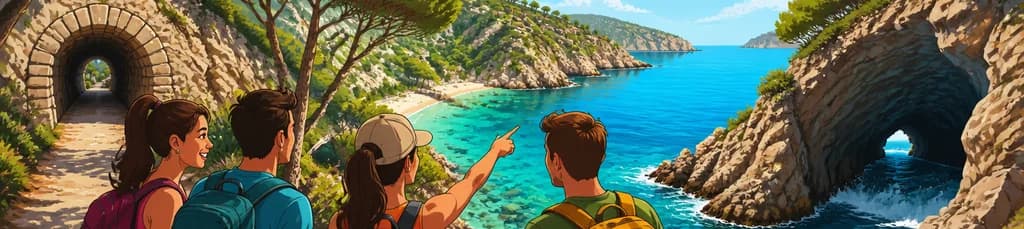 Excursión de senderismo en Cala Blanca, Ibiza