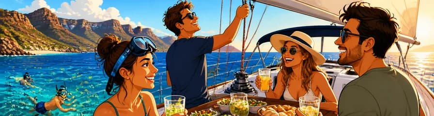 Aventura náutica privada de 3 horas por la tarde con esnórquel, incluyendo comida y bebidas
