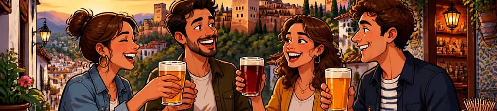 Recorrido Gastronómico por Granada: Cerveza y Tapas