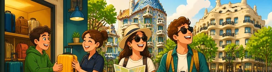 Guarda tu equipaje cómodamente en Passeig de Gràcia
