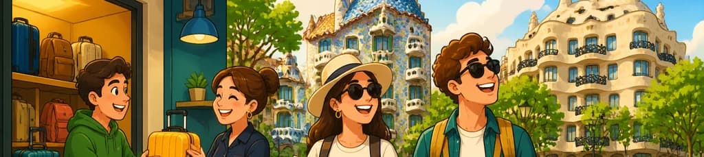 Guarda tu equipaje cómodamente en Passeig de Gràcia