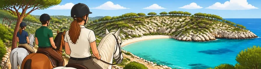 Descubre Menorca a caballo: travesía hasta la recóndita Cala Fustam con opción de baño
