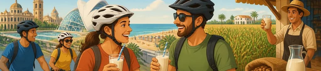 Tour en bicicleta para degustar horchata en Valencia