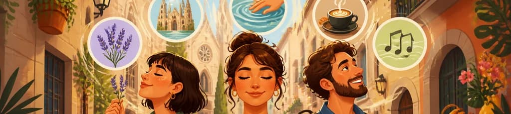 Viaje de Conciencia Plena a Través de los Sentidos en Barcelona