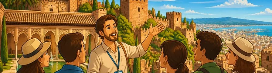 Acceso prioritario: tour privado por la Alcazaba y Gibralfaro con los Palacios Nazaríes