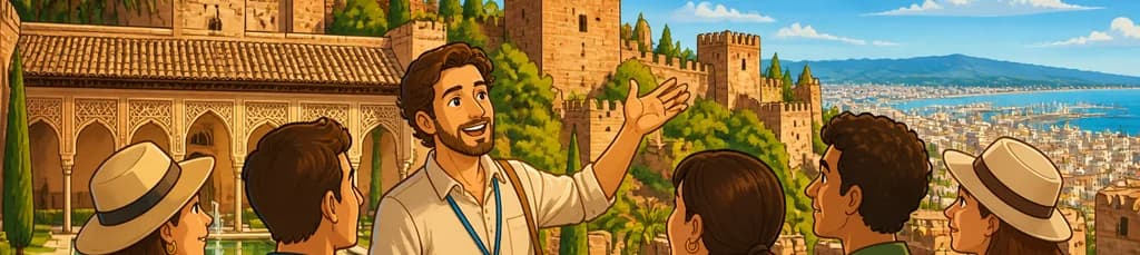 Acceso prioritario: tour privado por la Alcazaba y Gibralfaro con los Palacios Nazaríes