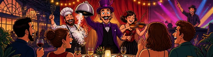 Disfruta del dinner show "Los Locos" en L'Estació Espai Gastronòmic