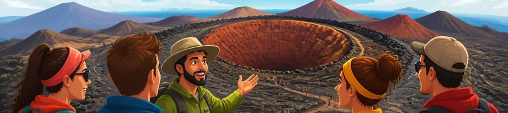 Aventura volcánica en el Parque Natural de Lanzarote