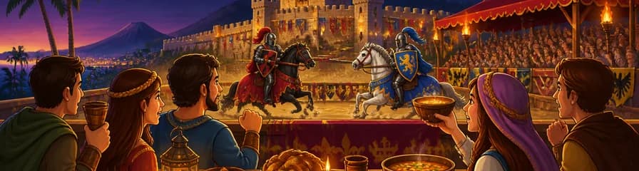 Cena y espectáculo medieval en el Castillo de San Miguel, con salida desde Puerto de la Cruz en Tenerife