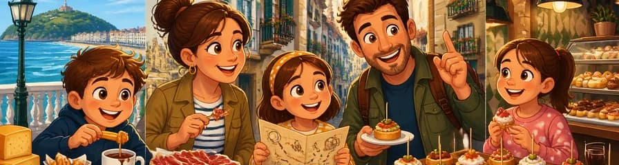 Una experiencia culinaria privada para familias en San Sebastián