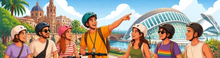 Recorrido por Valencia en patinete eléctrico