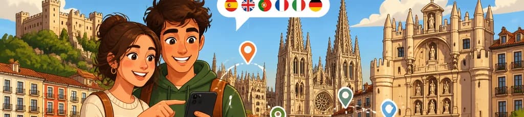 Visita privada y guiada de Burgos con tu propio móvil