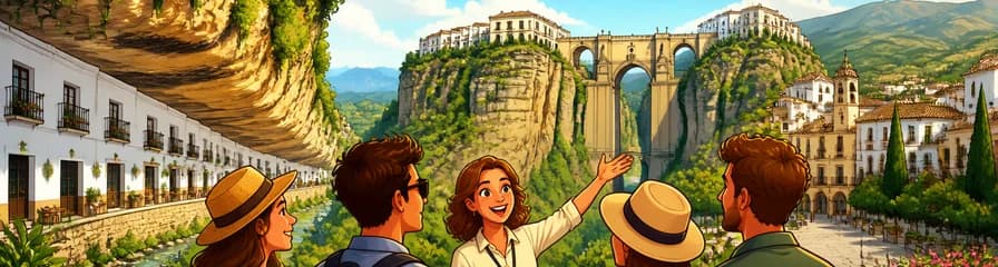 Excursión privada a Ronda y el pueblo blanco de Setenil partiendo de Granada