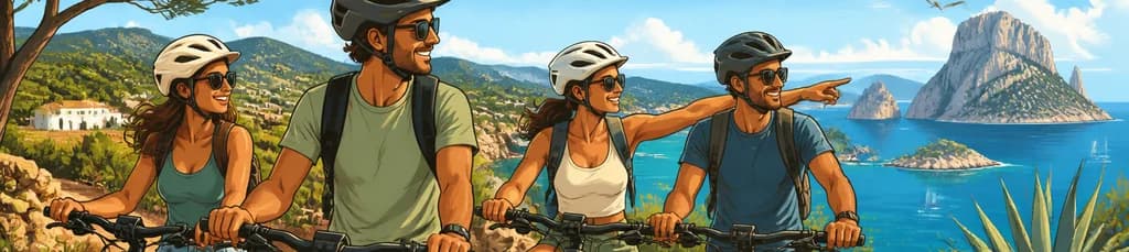 Descubre Ibiza con el alquiler de bicicletas eléctricas de aventura de Hasha Ibiza