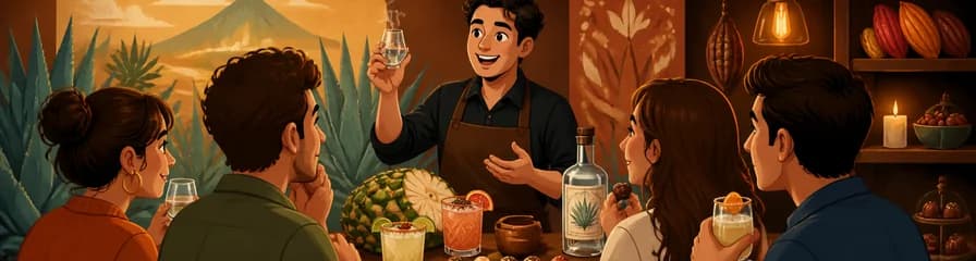 Taller de mezcal y degustación de bombones artesanos