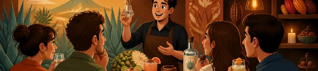 Taller de mezcal y degustación de bombones artesanos
