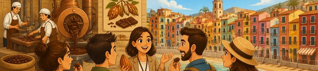 Recorrido por dos fábricas de chocolate y el pintoresco pueblo de Villajoyosa