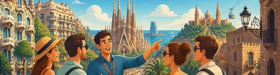 Tour privado de 5 horas por Barcelona, incluyendo recogida en su hotel