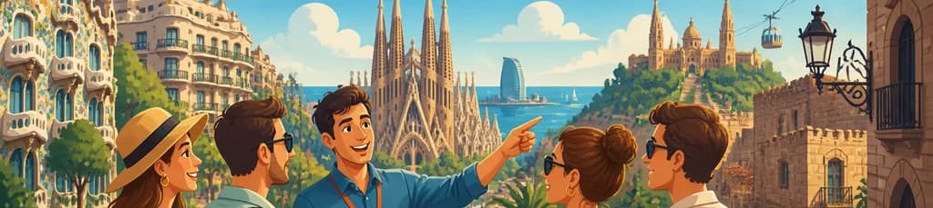 Tour privado de 5 horas por Barcelona, incluyendo recogida en su hotel