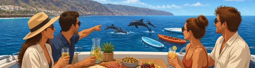 Aventura Marina Compartida de Lujo en Tenerife: 3 Horas de Navegación