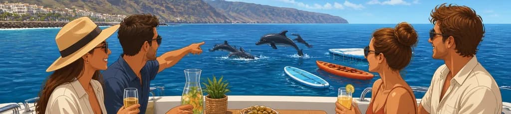 Aventura Marina Compartida de Lujo en Tenerife: 3 Horas de Navegación