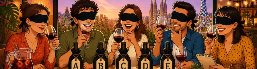 Disfruta en Barcelona de un Juego de Cata de Vino a Ciegas: Adivina su Precio
