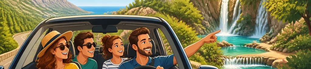 Recorrido Privado en Coche por las Cascadas del Algar para Grupos Reducidos
