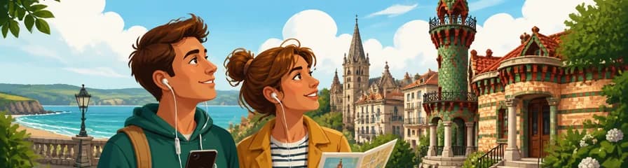 Entrada y paseo de audio por el Capricho de Gaudí y la ciudad de Comillas