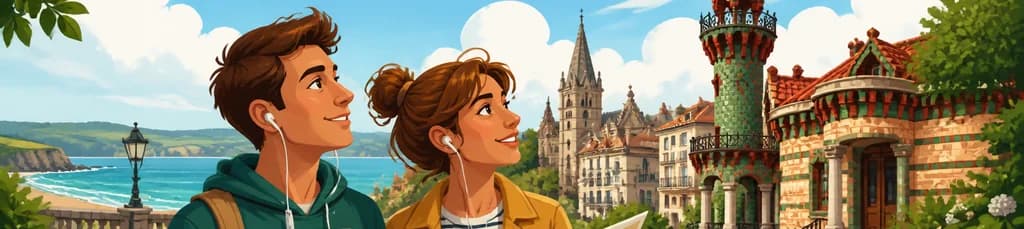 Entrada y paseo de audio por el Capricho de Gaudí y la ciudad de Comillas