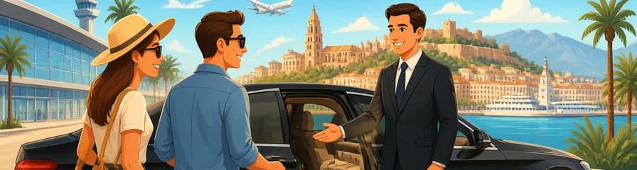Servicio de traslado privado desde o hacia el aeropuerto de Málaga