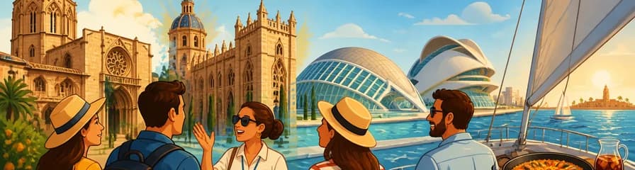 Jornada de cultura, arquitectura y navegación privada en Valencia