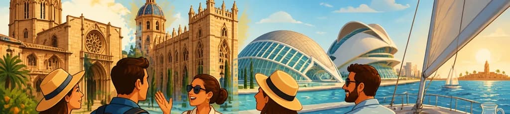 Jornada de cultura, arquitectura y navegación privada en Valencia
