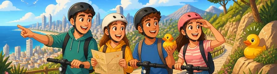 Descubre el pato en Benidorm mientras conduces un patinete eléctrico
