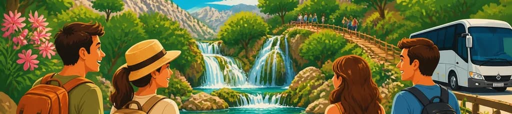 Excursión con traslado a las cascadas de Algar desde Alicante y Benidorm