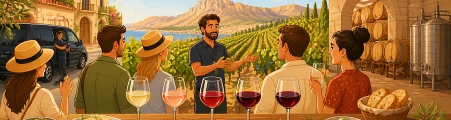 Recorrido vinícola por Alicante con degustación de tapas y servicio de recogida en hotel