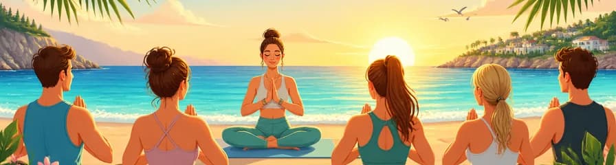 Vive el yoga en la playa de Mallorca