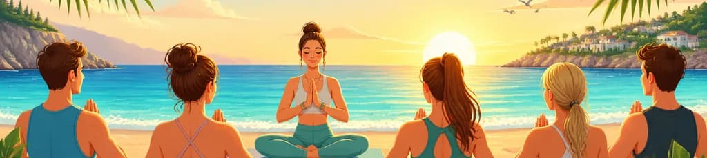 Vive el yoga en la playa de Mallorca
