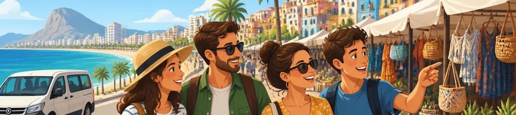 Visita al mercadillo de Cala Finestrat desde Alicante en grupo reducido