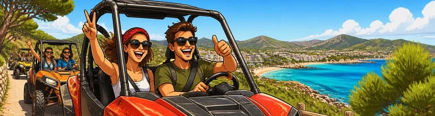 ¡Vive una mega experiencia con los mejores tours en buggy por Cala Millor y Cala Bona!
