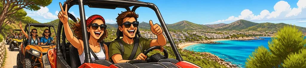 ¡Vive una mega experiencia con los mejores tours en buggy por Cala Millor y Cala Bona!