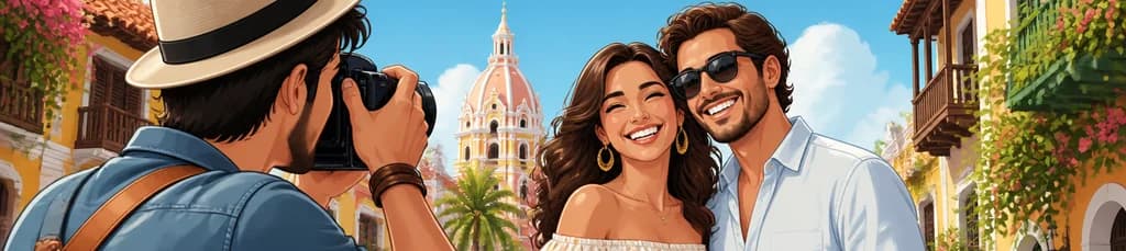 Captura tus momentos inolvidables en Cartagena: Sesión fotográfica privada con un experto local.