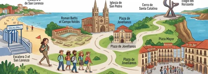 Recorrido gratuito por el casco antiguo de Gijón en inglés