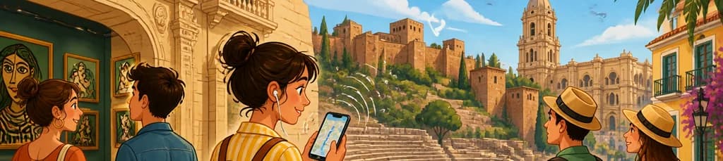 Entrada al Museo Picasso de Málaga y un recorrido digital autoguiado por la ciudad