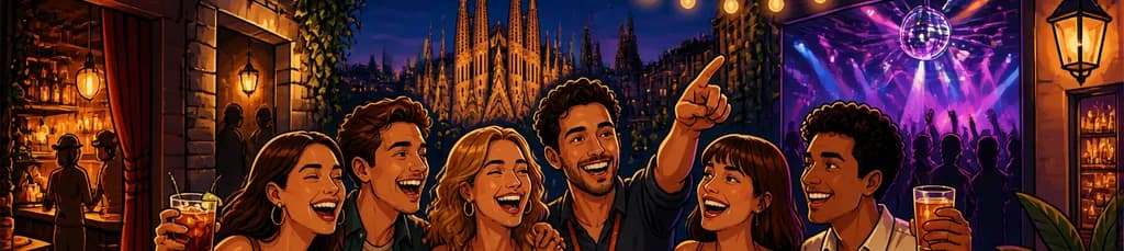 Descubre el Bar Crawl más extenso de Barcelona