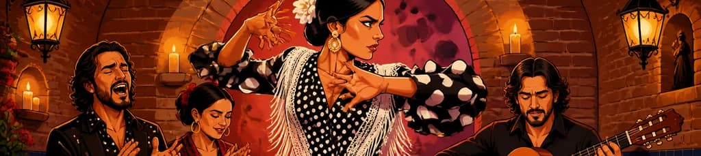 Actuación de Flamenco cercana en Las Brujas Flamenco Club