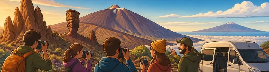 Excursión Fotográfica al Teide en Minivan para Grupos Reducidos con Recogida en Tenerife